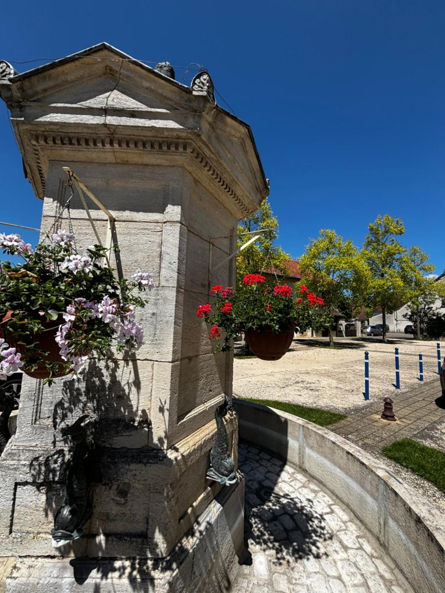Au Lavoir Hotel Fontaine-Francaise Bagian luar foto
